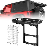 Rear Cargo Carrier Basket on OE Tailgate for 2018-2025 Jeep Wrangler JL & JLU Unlimited 2/4 Door | Yzona